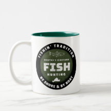 Fischjagd Martha's Vineyard Tasse