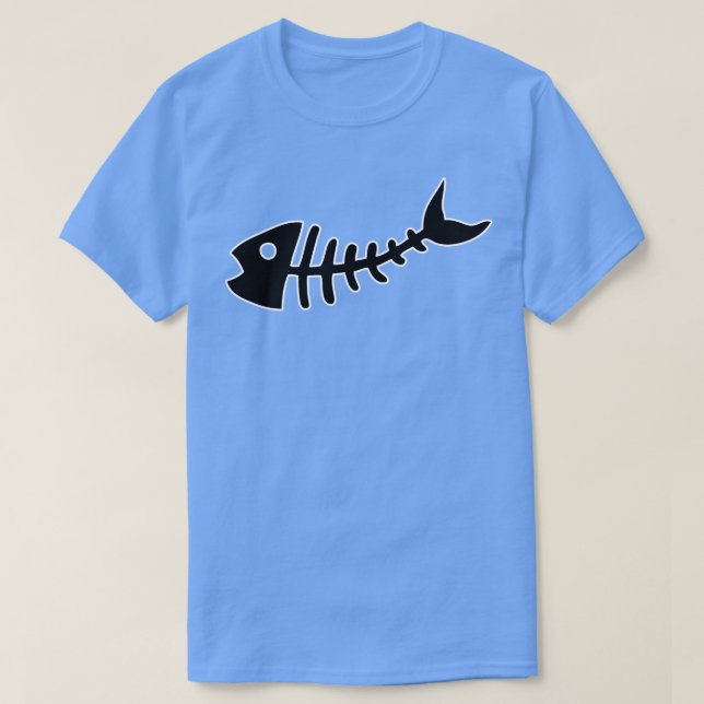 Fischknochen T-Shirt (Design vorne)