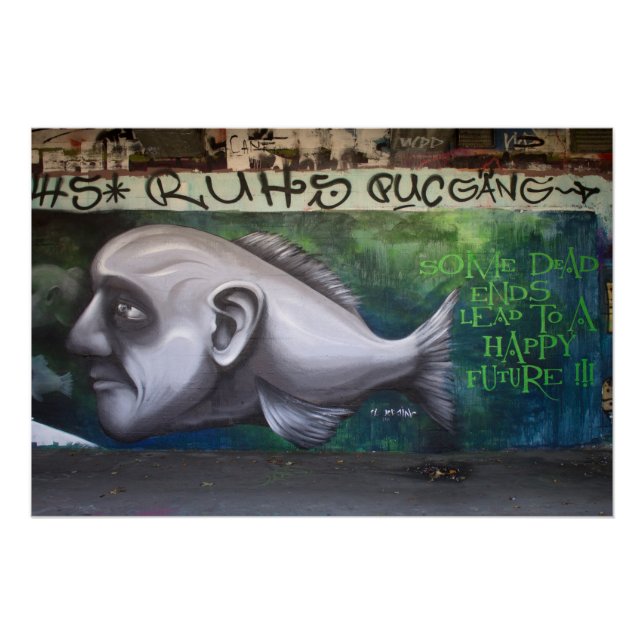 Fischköpfe Poster (Vorderseite)