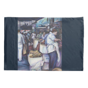 Fischkopfsuppe, Singapur Kissenbezug