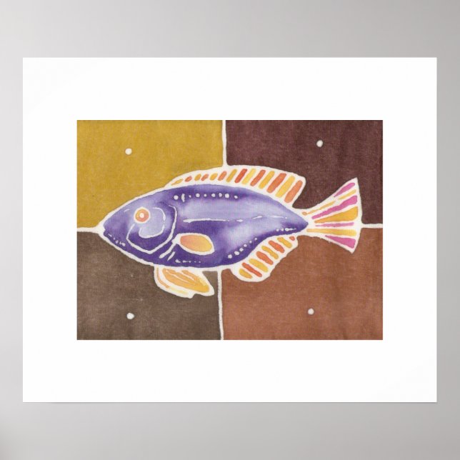 Fischkunst Poster (Vorne)