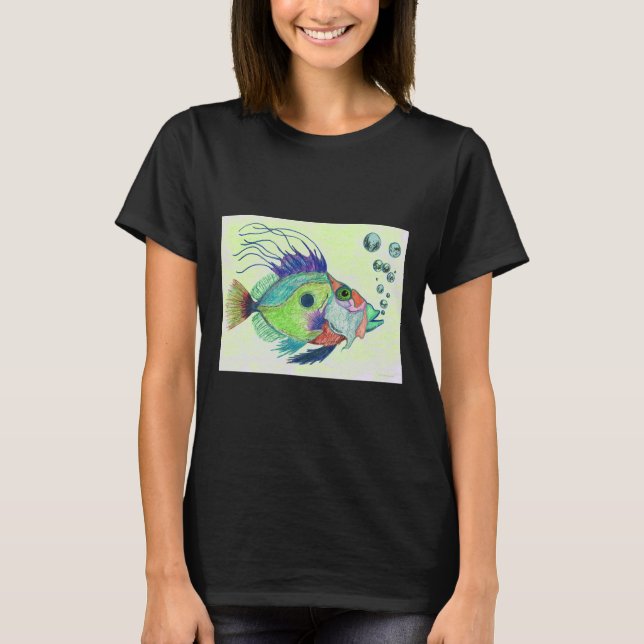 Fischkunst von Sharon Cummings T-Shirt (Vorderseite)