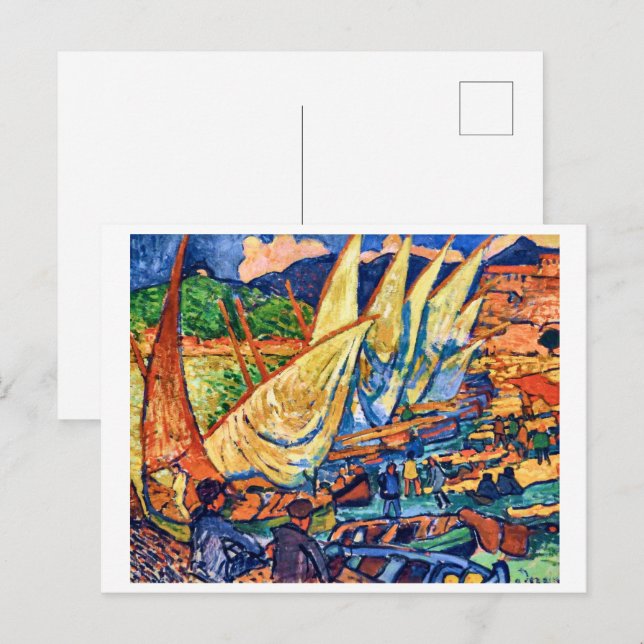 Fischkutter, Collioure | Andre Derain | Postkarte (Vorne/Hinten)