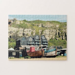 Fischkutter in Hasting Sussex Puzzle