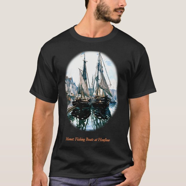Fischkutter in Honfleur T-Shirt (Vorderseite)