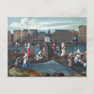 Fischladen und Wäscheservice im Quai Postkarte
