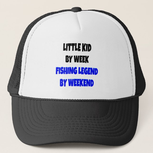 Fischleder Little Kid Truckerkappe (Vorderseite)
