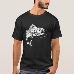 Fischliebhaber Bass Angler Outdoor Angeln Humor Fi T-Shirt