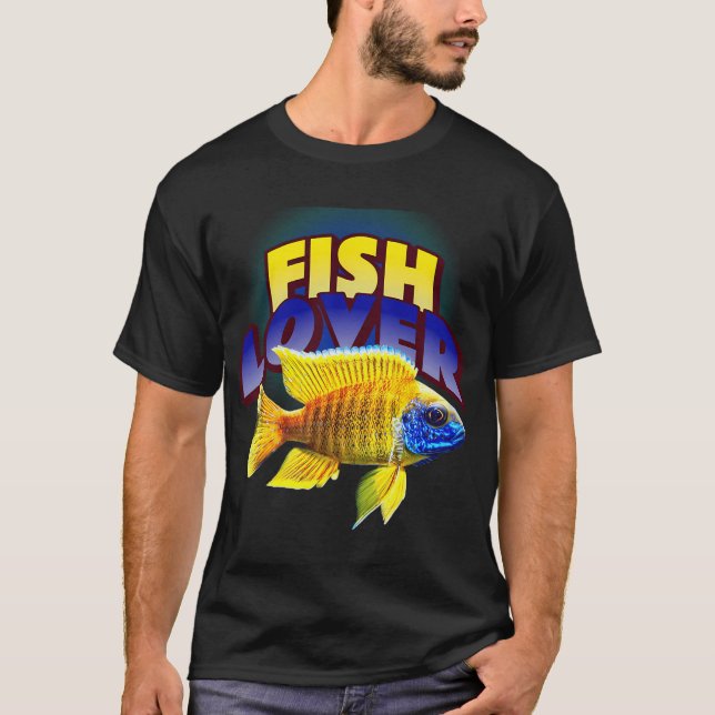 Fischliebhaber T-Shirt (Vorderseite)