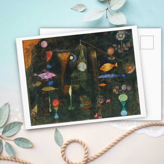 Fischmagie, Paul Klee 1925 Postkarte (Von Creator hochgeladen)