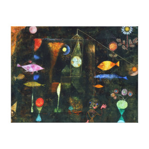 Fischmagie Paul Klee Leinwanddruck