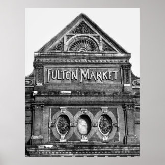 Fischmarkt Fulton, 1939 Poster