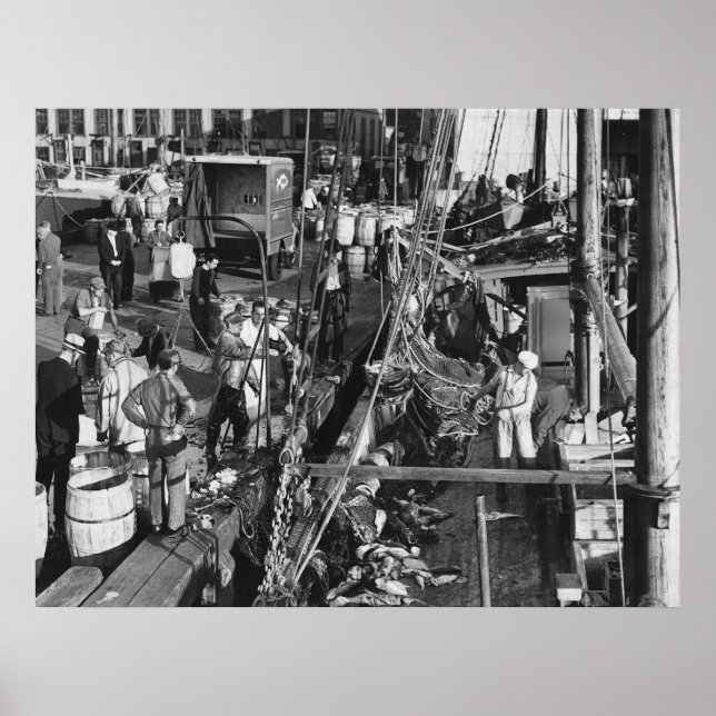 Fischmarkt Fulton: 1939 Poster (Vorne)