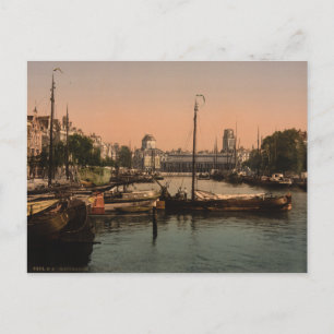 Fischmarkt in Rotterdam Postkarte