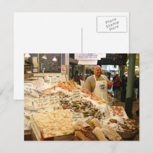 Fischmarkt Seattle Washington Postkarte