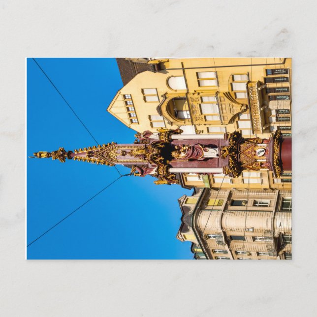 Fischmarktbrunnen Postkarte (Vorderseite)