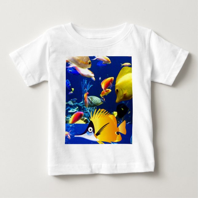 Fischmeer Baby T-shirt (Vorderseite)