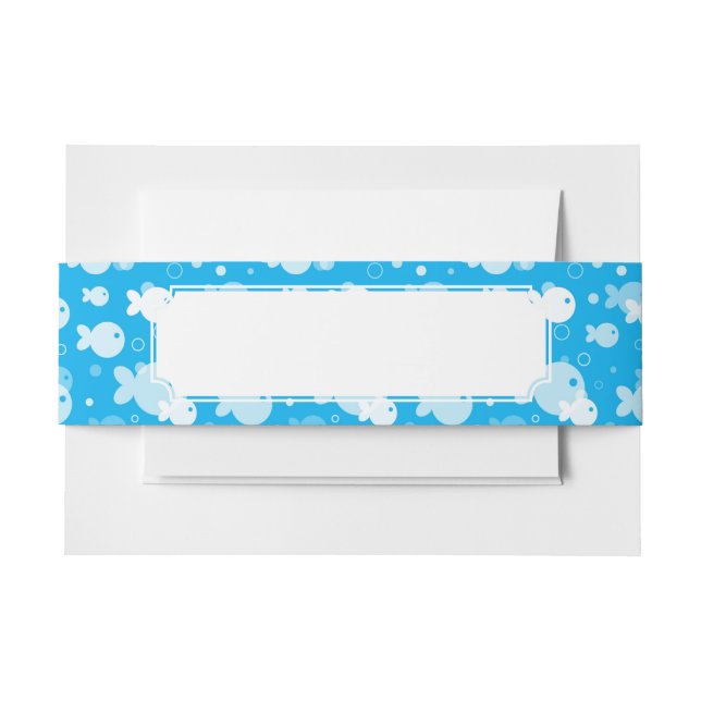 Fischmuster Einladungsbanderole (Vorderseite Beispiel)