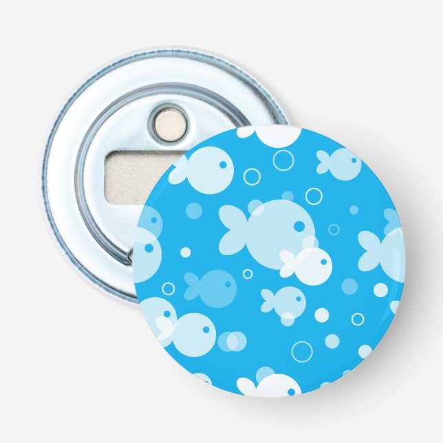 Fischmuster Flaschenöffner (Vorderseite)