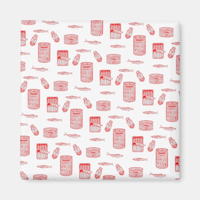 Fischmuster Magnet (Vorne)