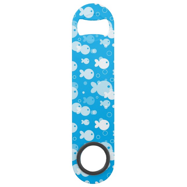 Fischmuster Speed Flaschenöffner (Vorderseite)