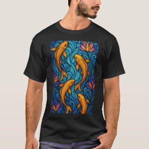 Fischmuster T-Shirt