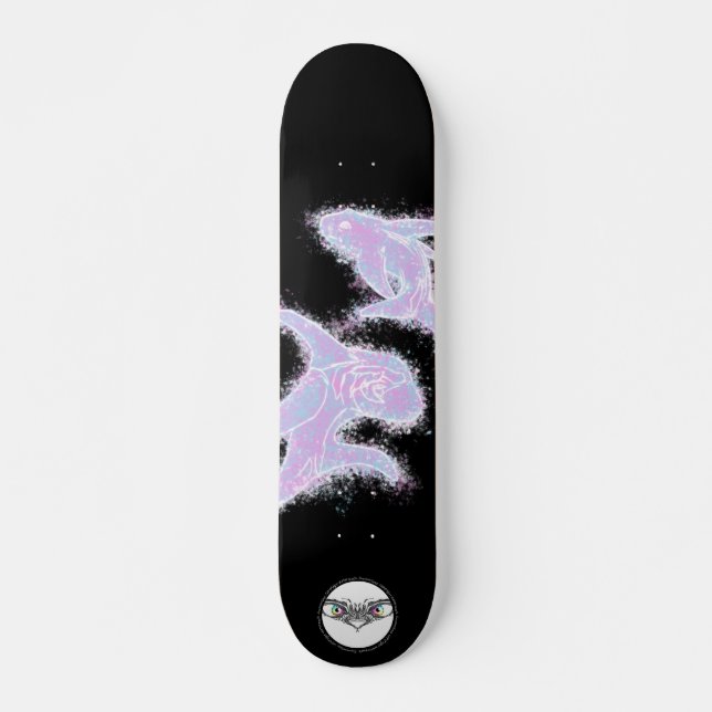 Fischpaare Seetiermalerei Skateboard (Vorne)