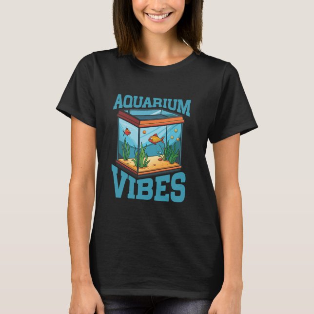Fischpfleger Aquascaping Fische T-Shirt (Vorderseite)