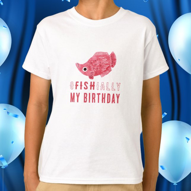 Fischpuppe offiziell mein Geburtstag T-Shirt (Von Creator hochgeladen)