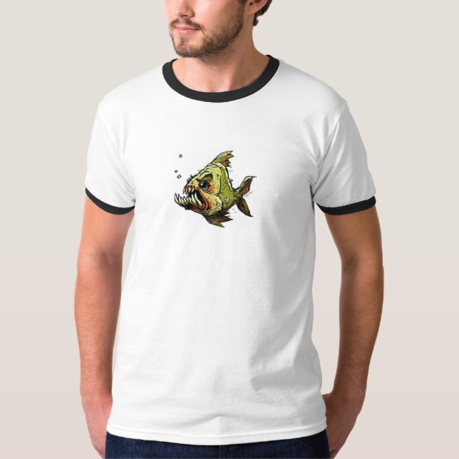 Fischreißzähne T-Shirt (Vorderseite)