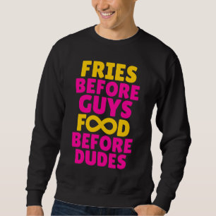 Fischrogen vor Typ-Nahrung vor Typ-Sweatshirt Sweatshirt