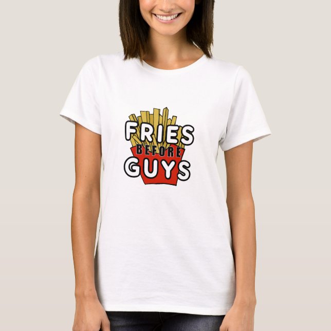 Fischrogen vor Typen T-Shirt (Vorderseite)