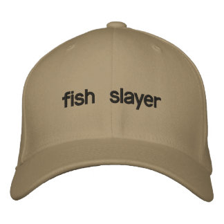 Fischschicht Bestickte Kappe
