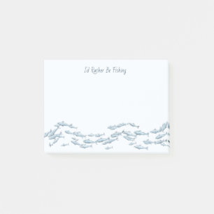 Fischschule 4 x 3 post-it klebezettel