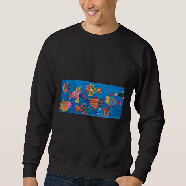 Fischschule Sweatshirt (Vorderseite)