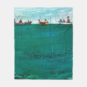 Fischschule von Thornton Utz Fleecedecke