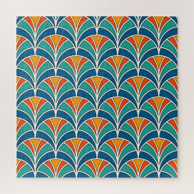 Fischskala: Asiatische Tradition Puzzle (Vertikal)