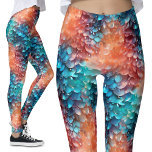 Fischskala Meerjungfrau Schwanz Pastel Glitzern Fa Leggings<br><div class="desc">Pastel Peach und Türkis Fluffy Mermaid Scales Fantasy Leggings | Kleiderschrank. Treten Sie ein in die skurrile Welt meiner Fisch Scales Meerjungfrau Schwanz Leggings. Diese pastellfarbenen Leggings zeigen sanfte, spitze, flauschige Skalen in Pfirsich und Türkis. Die Illustration bringt eine einzigartige Drehung zu den klassischen Meerjungfrauen und macht sie perfekt für...</div>