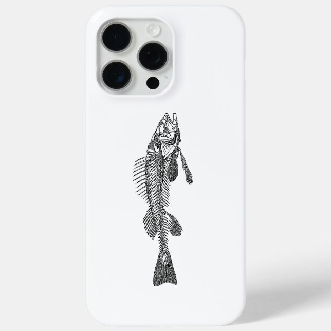 Fischskelett Case-Mate iPhone Hülle (Rückseite)