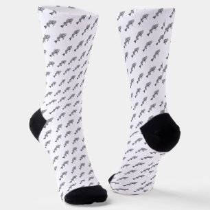 Fischskelett Socken
