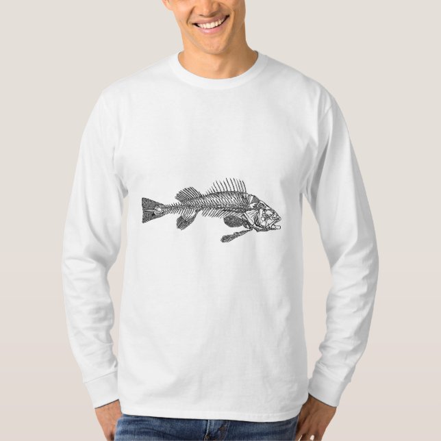 Fischskelett T-Shirt (Vorderseite)