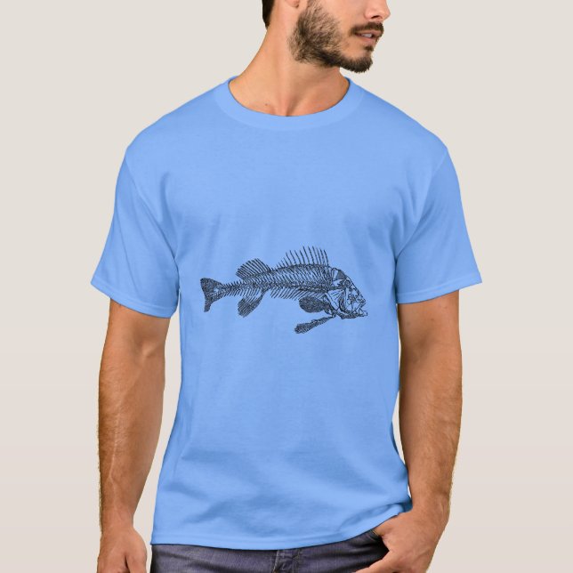 Fischskelett T-Shirt (Vorderseite)
