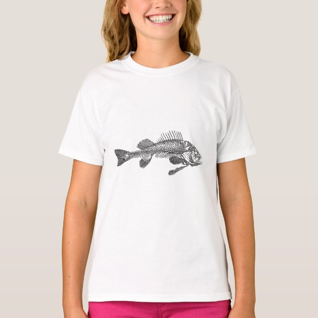 Fischskelett T-Shirt (Vorderseite)
