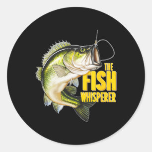 Fischspende Runder Aufkleber