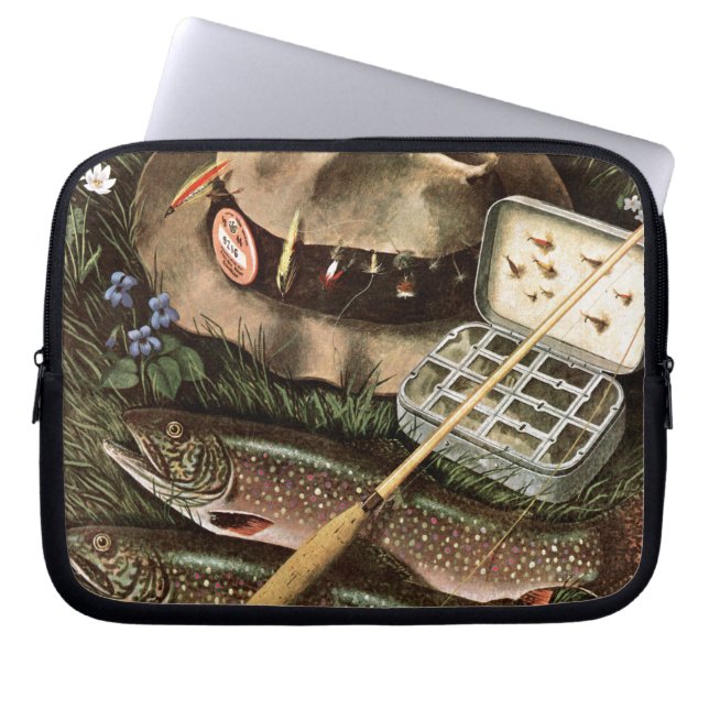 Fischstilleben Laptopschutzhülle (Vorderseite)