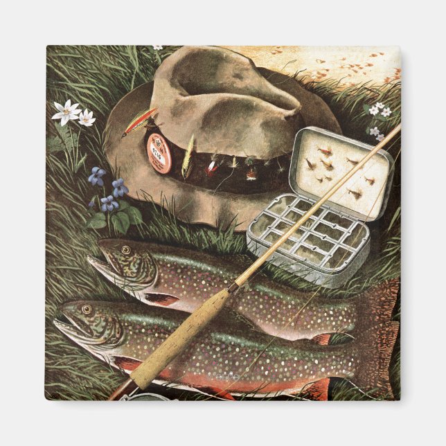 Fischstilleben Magnet (Vorne)
