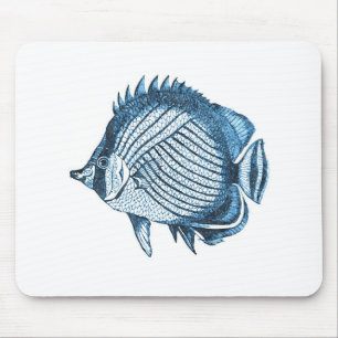 Fischstrand nautische Ozeane Meer blau Mousepad