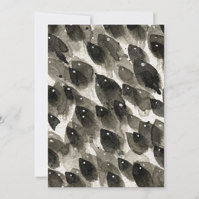 Fischsturm Feiertagskarte (Vorderseite)