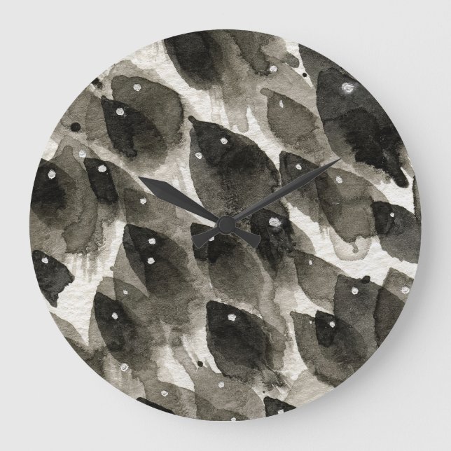 Fischsturm Große Wanduhr (Vorderseite)