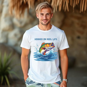 Fischsüchtig nach Angeln T-Shirt
